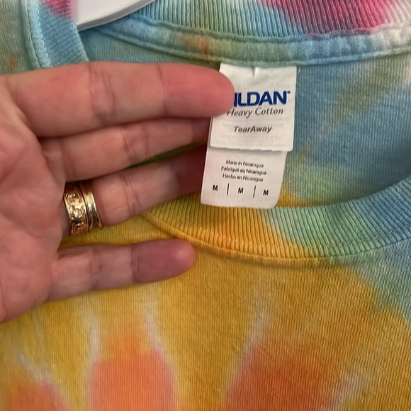 Puppie love rescue tie dye shirt - Picture 3 of 5